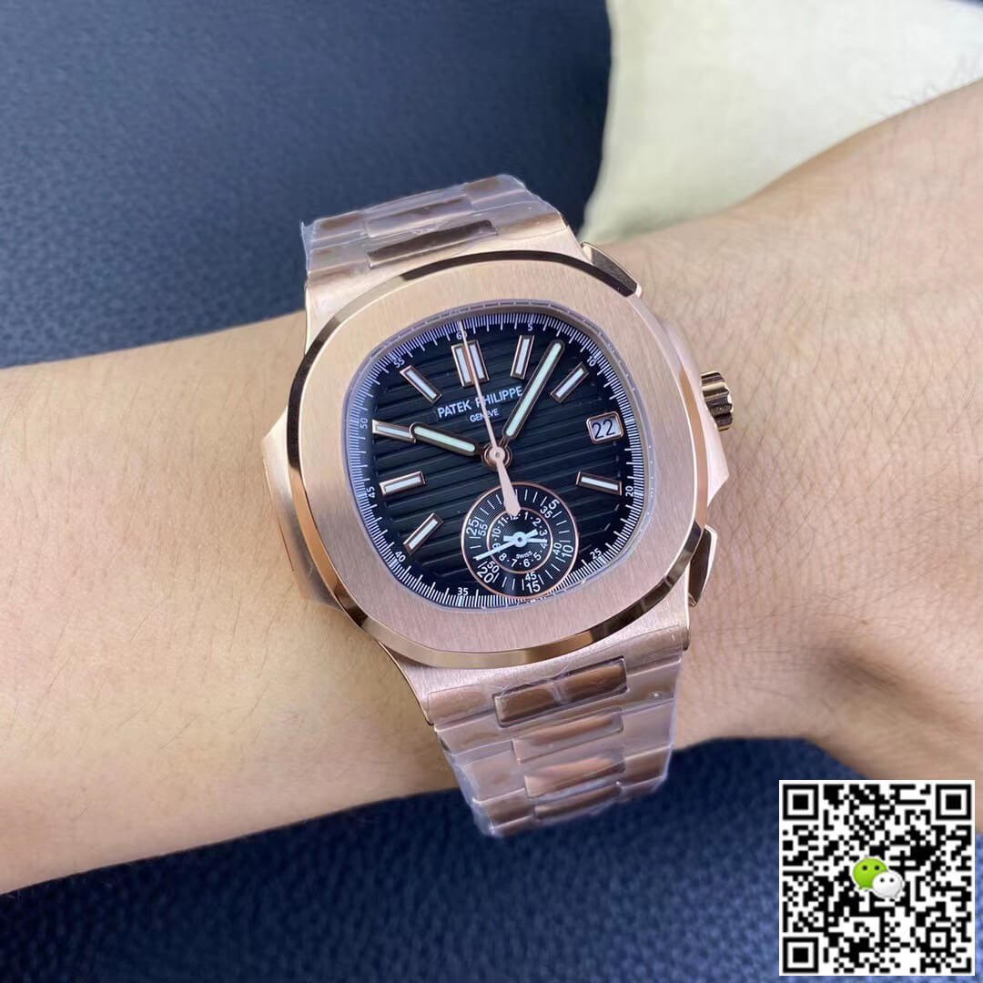 Patek Philippe Nautilus 5980/1R-001 3K Factory V2 Rose Gold