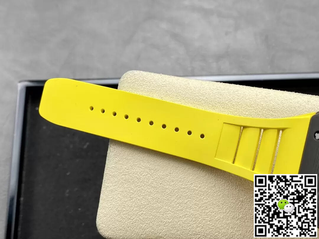 Richard Mille RM35-02 NTPT Carbon Fiber T+ Factory Yellow Rubber Strap