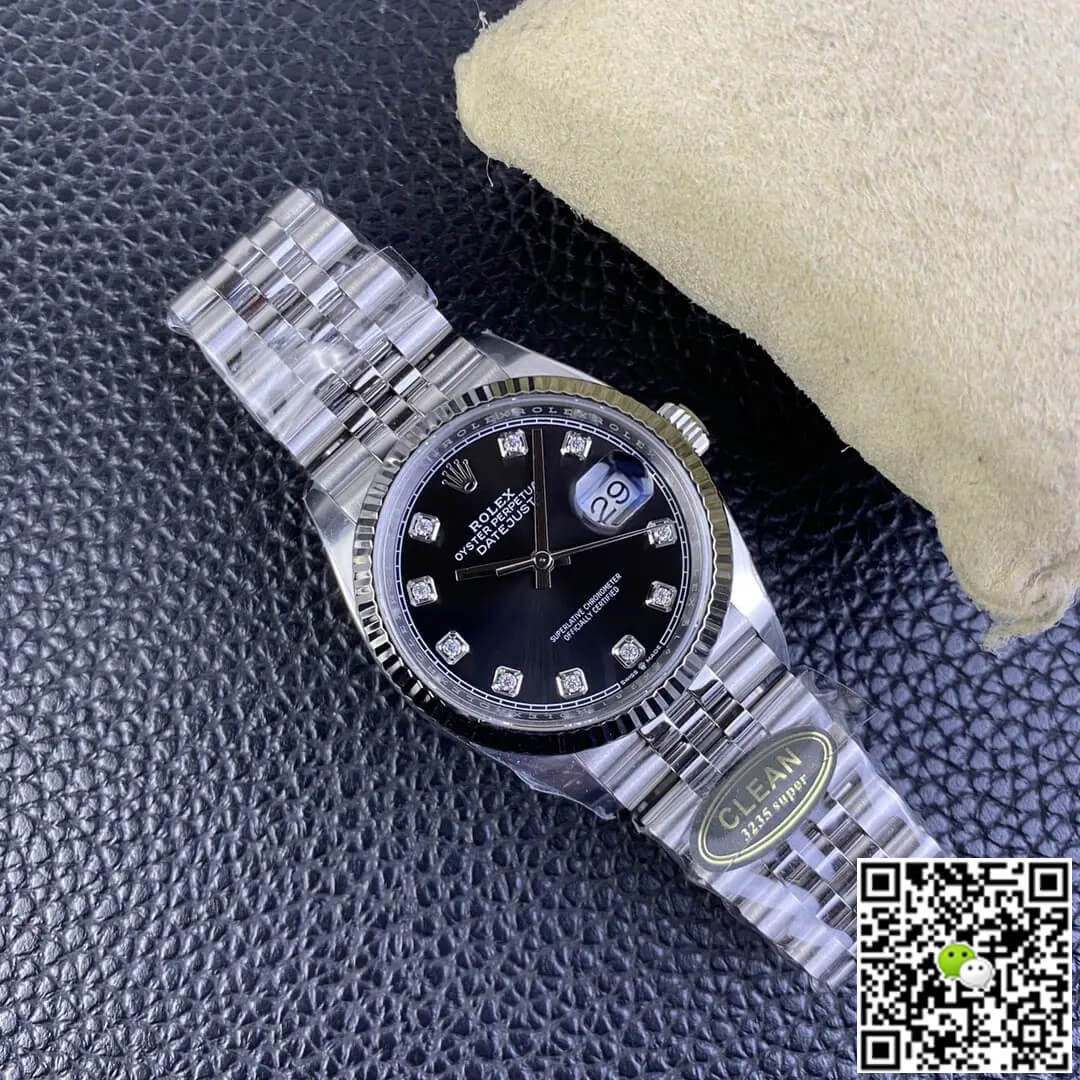 Rolex Datejust M126234-0027 36MM Clean Factory Diamond Dial