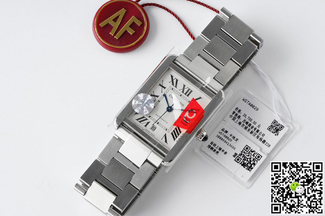 Cartier Tank W5200028 AF Factory Stainless Steel