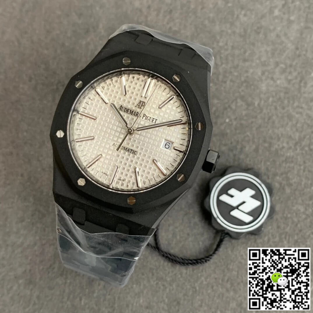 Audemars Piguet Royal Oak 15400 DLC Version ZF Factory White Dial