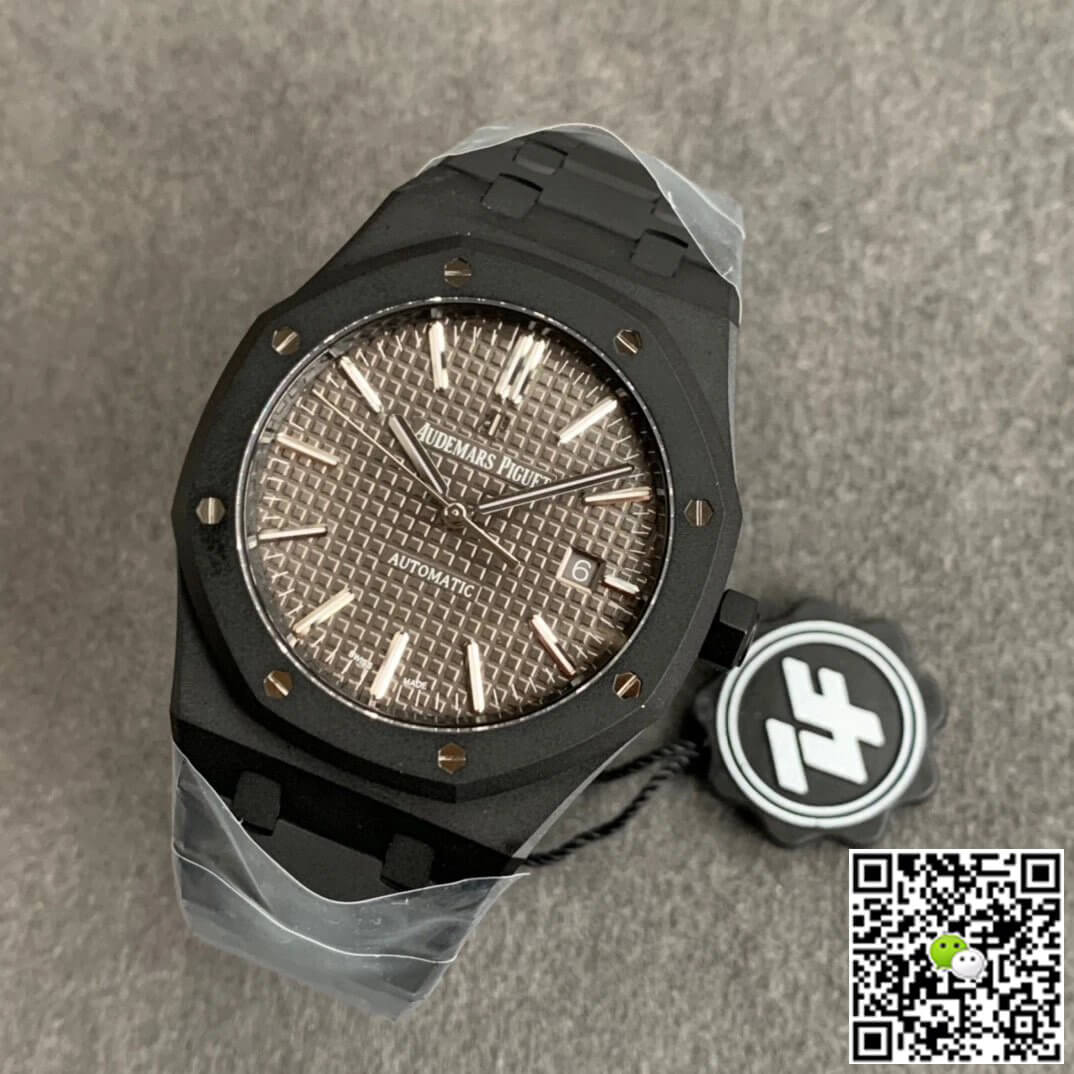 Audemars Piguet Royal Oak 15400 DLC Version ZF Factory Frosted Grey Dial