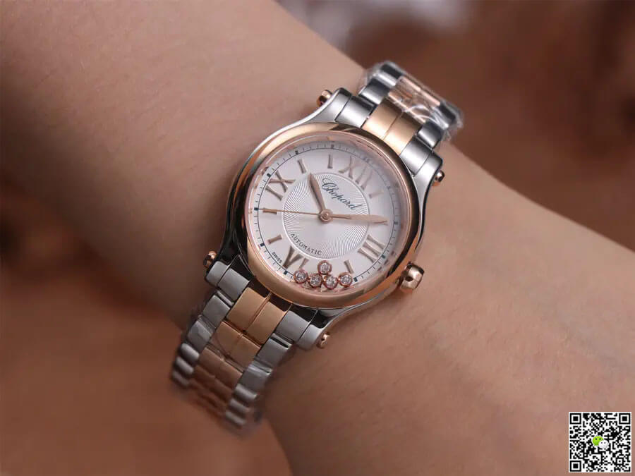 Chopard Happy Diamonds 278573-6014 YF Factory Rose Gold