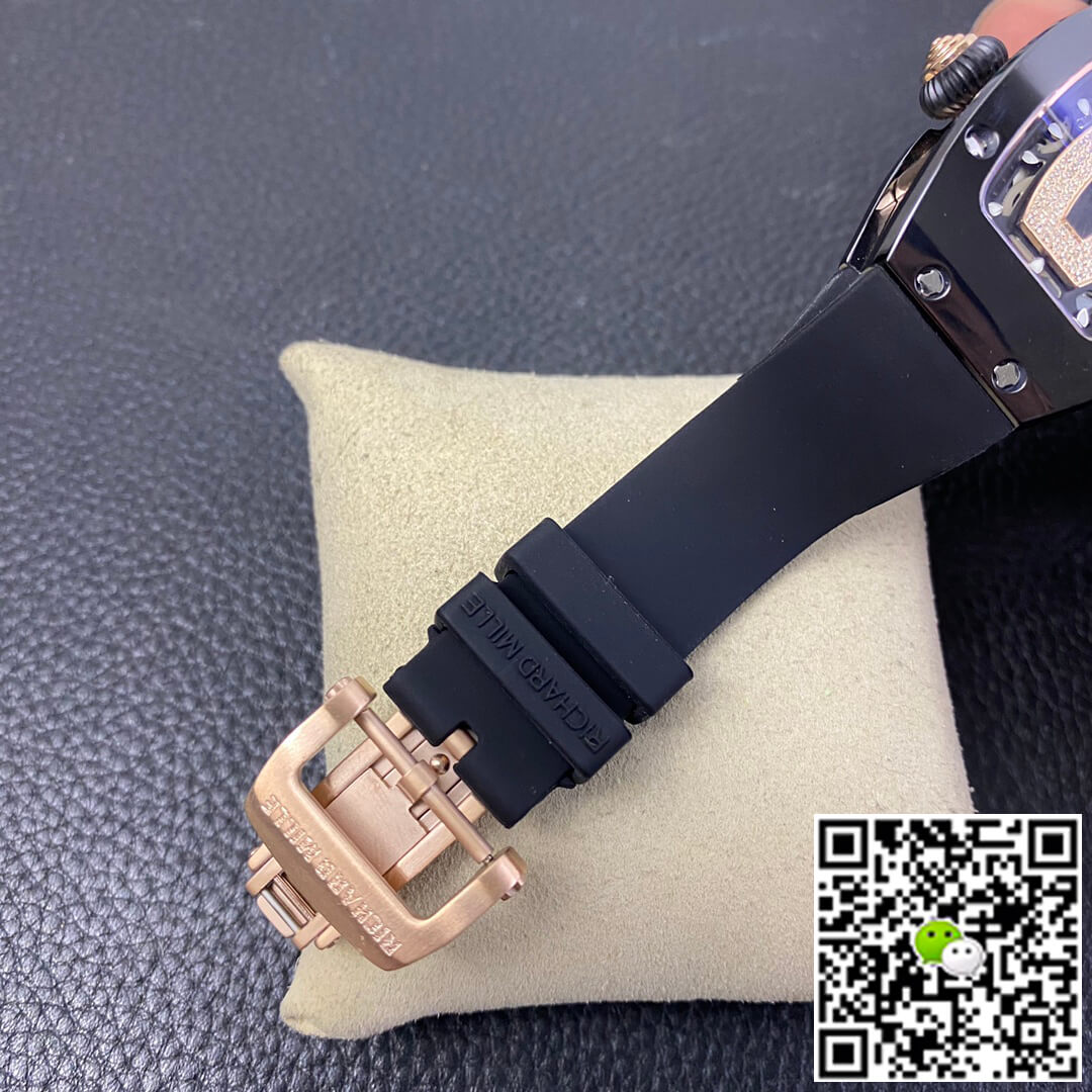 Richard Mille RM 07-01 RM Factory Blue Ceramic Black Strap