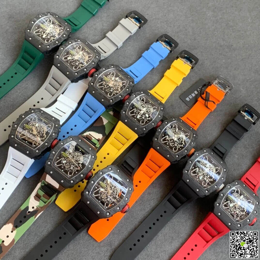 Richard Mille RM035-02 KV Factory V3 Carbon Fiber Green Strap