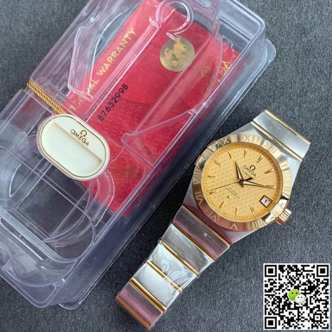 Omega Constellation 123.20.38.21.08.002 VS Factory Champagne Dial