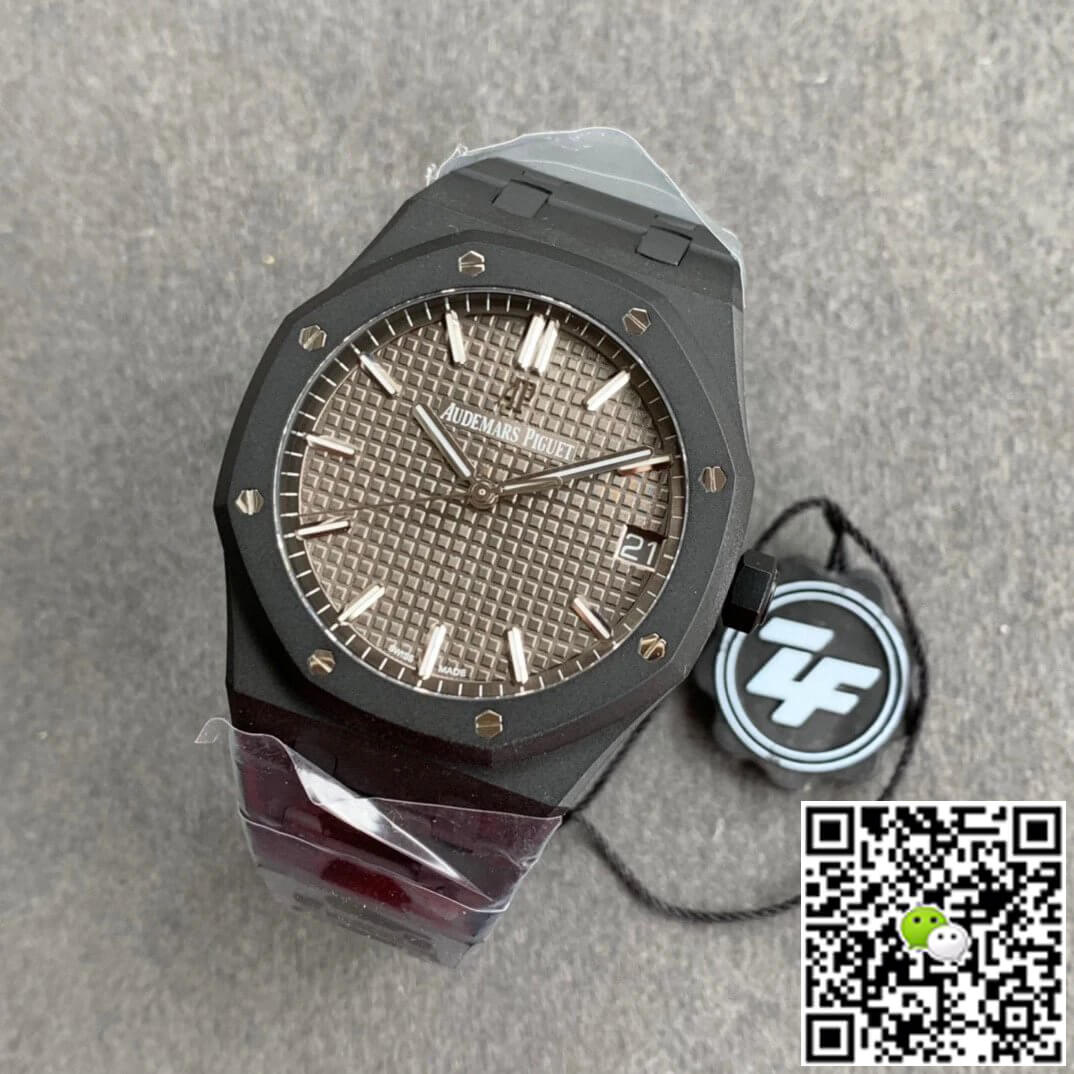 Audemars Piguet Royal Oak 15500 DLC Version ZF Factory Frosted Grey Dial