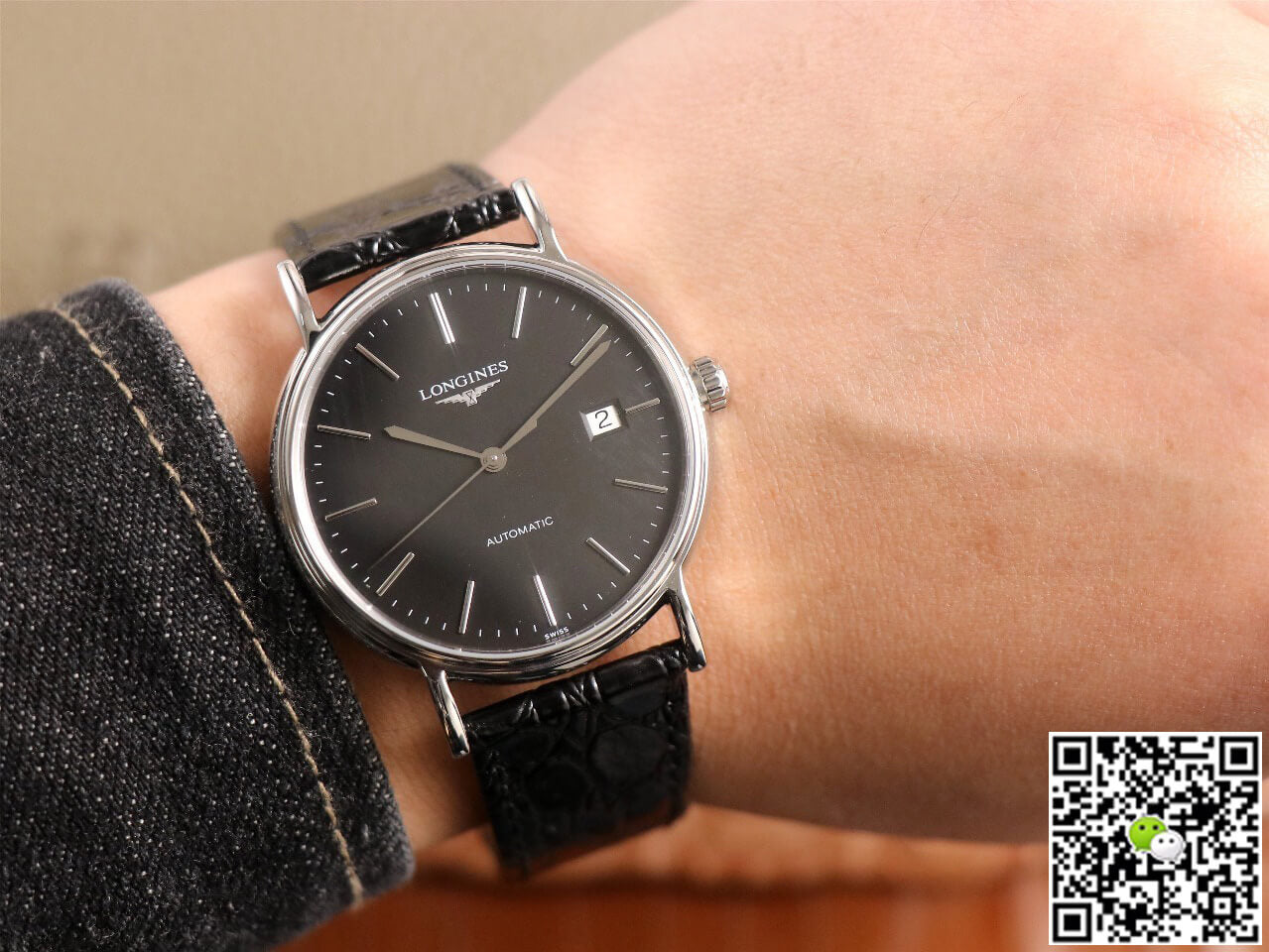 Longines Presence L4.921.4.52.2 KY factory Black Dial
