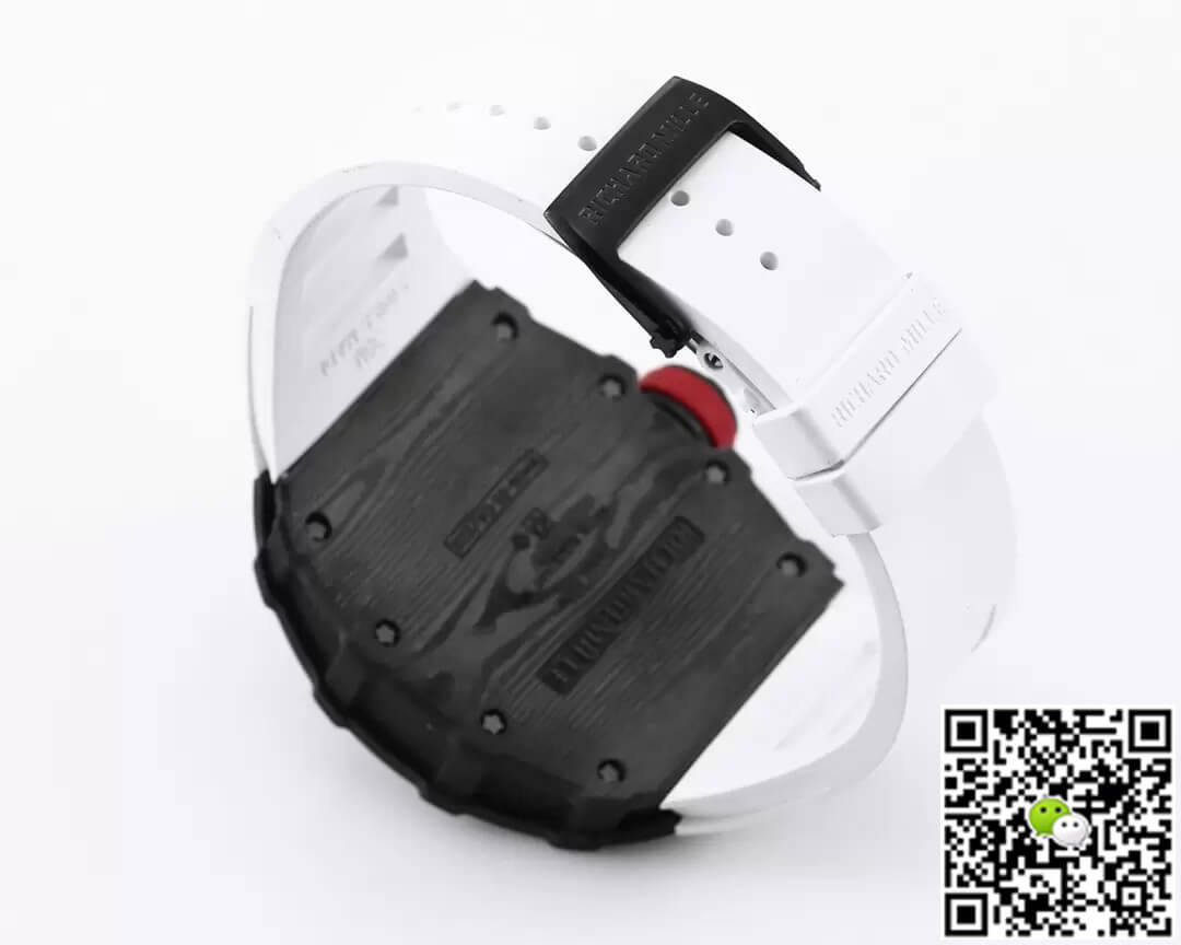 Richard Mille RM35-01 BBR Factory White Rubber Strap