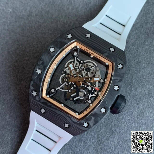 Richard Mille RM055 KV Factory V2 Carbon Fiber Skeleton Dial