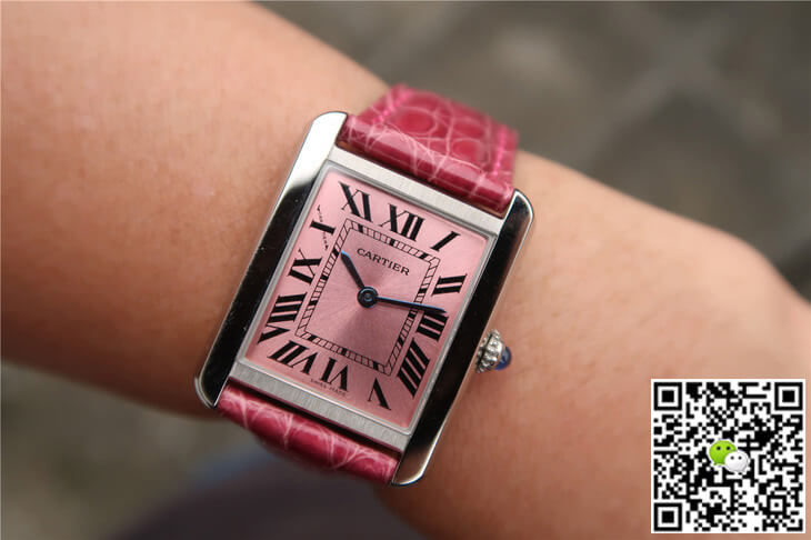 Cartier Tank W5200000 Ladies K11 Factory Pink Dial