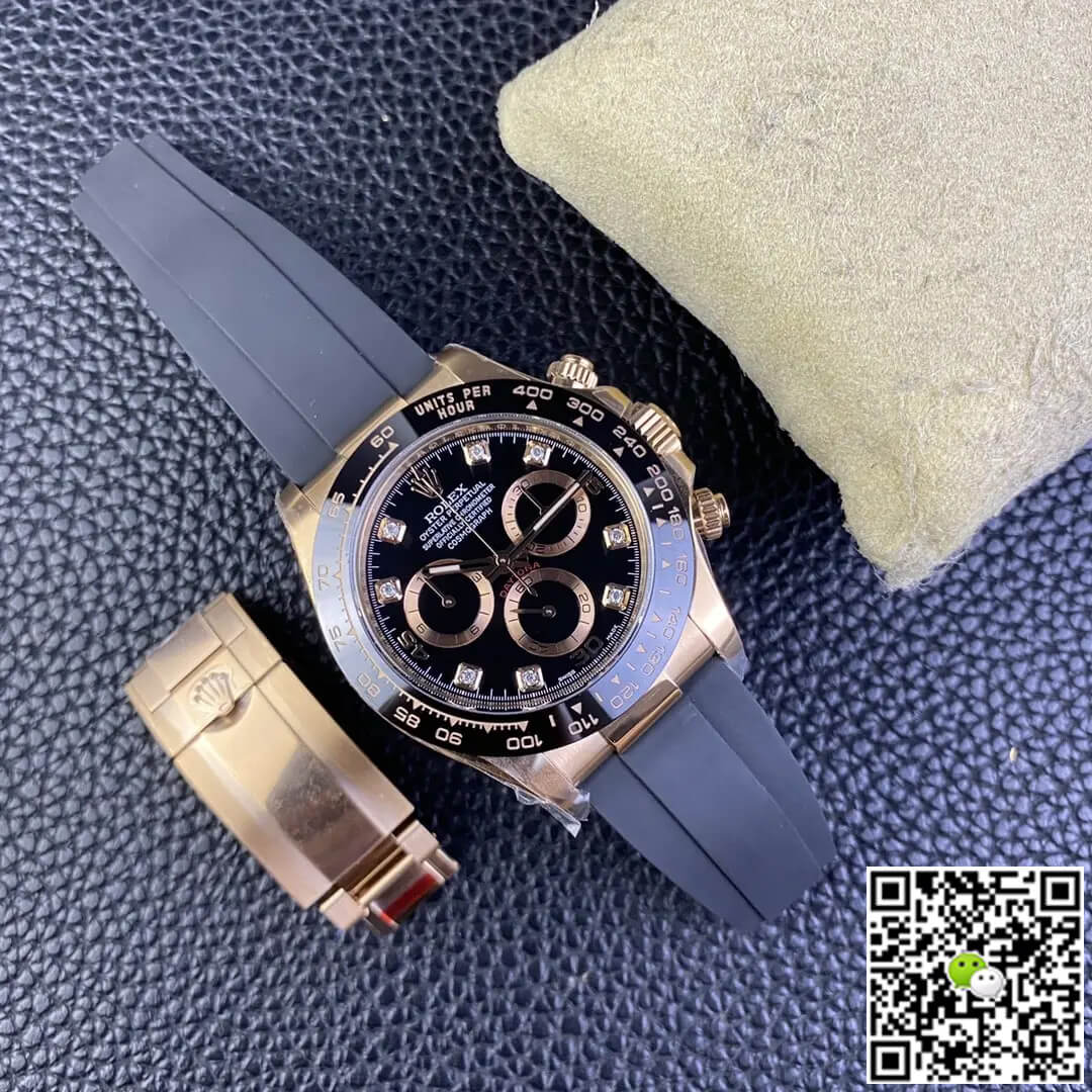 Rolex Cosmograph Daytona M116515ln-0057 Clean Factory Rubber Strap