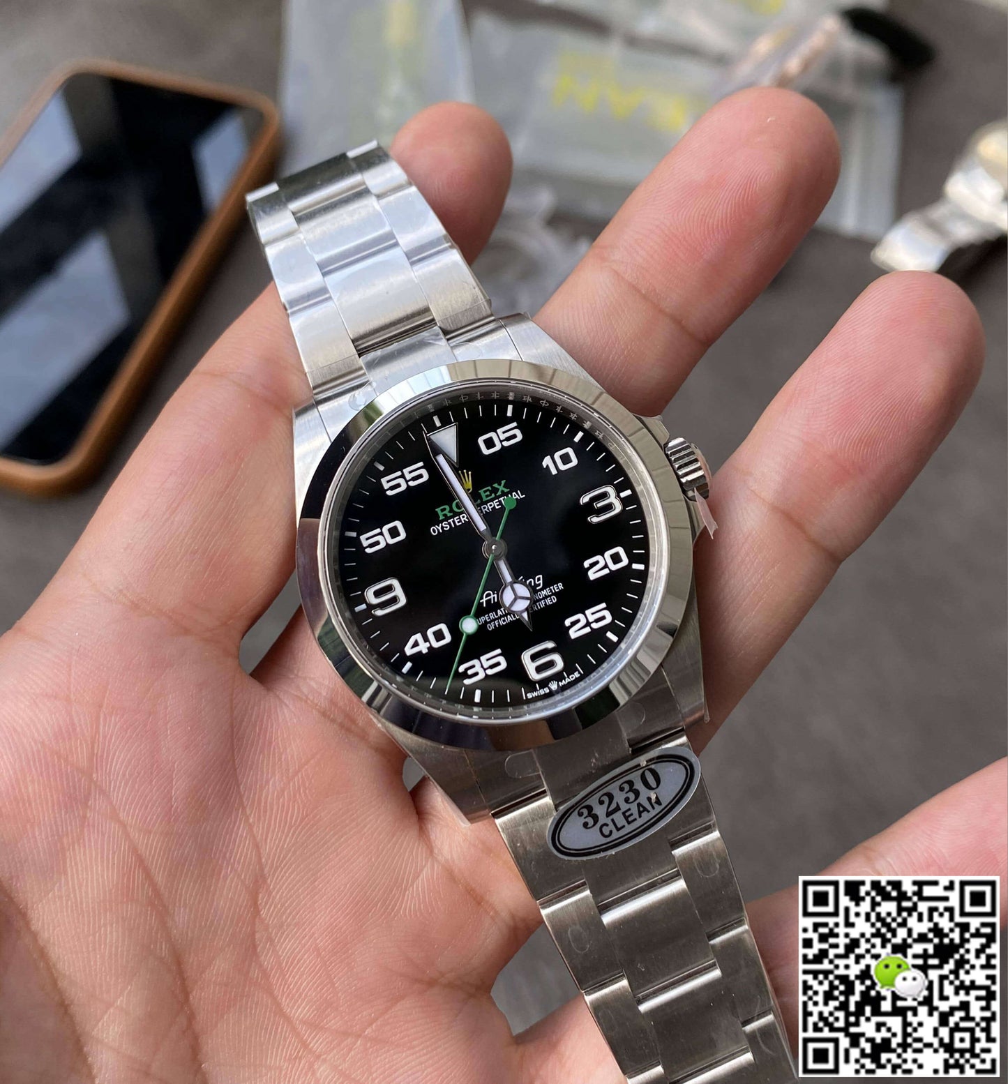 Rolex Air King M126900-0001 Clean Factory Stainless Steel