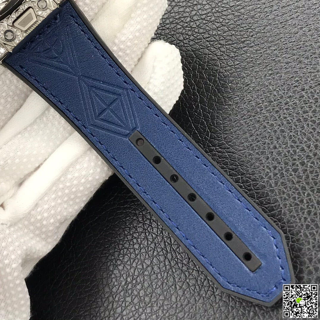 Hublot Big Bang 415.NX.7179.VR.MXM18 WWF Factory Titanium Blue Dial