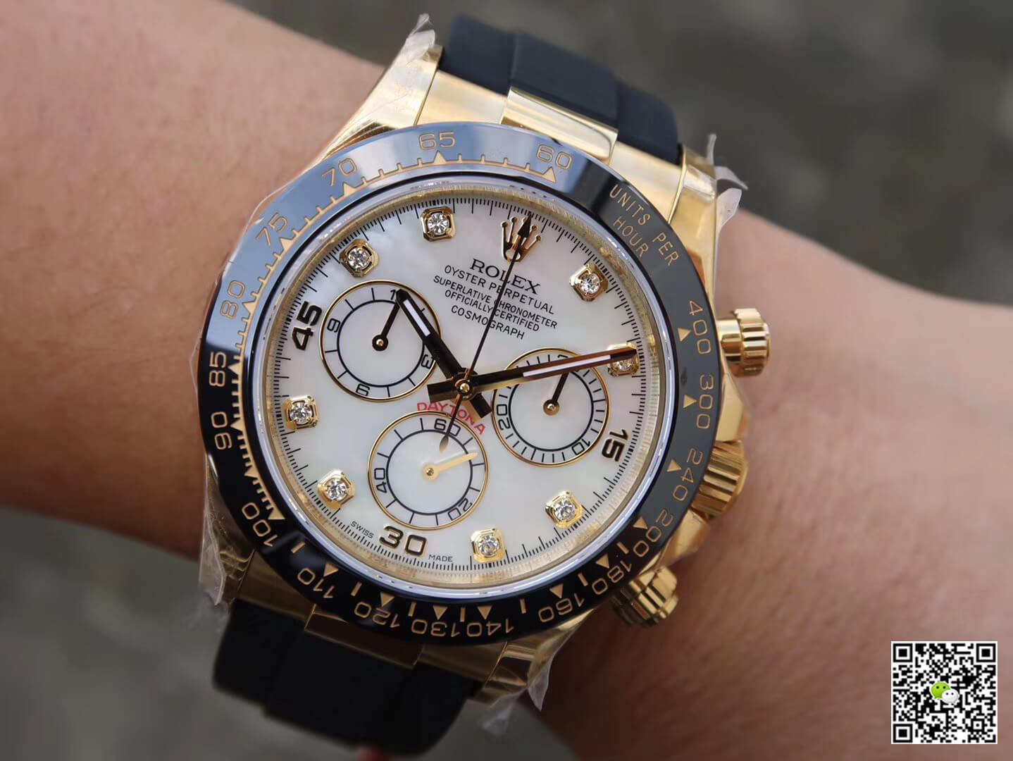 Rolex Daytona Cosmograph M116518ln-0037 JH Factory V6 Diamond Dial