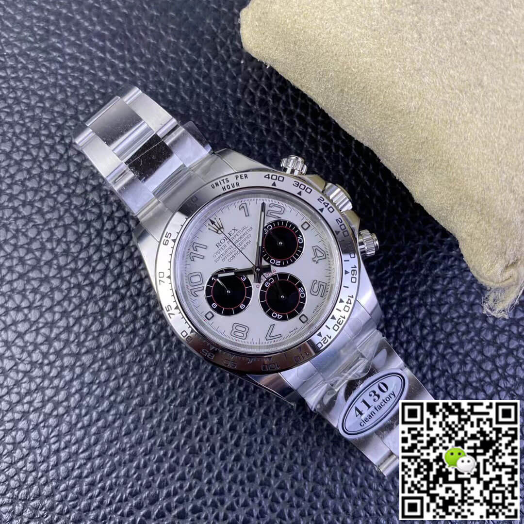 Rolex Cosmograph Daytona Clean Factory V3 Stainless Steel Strap