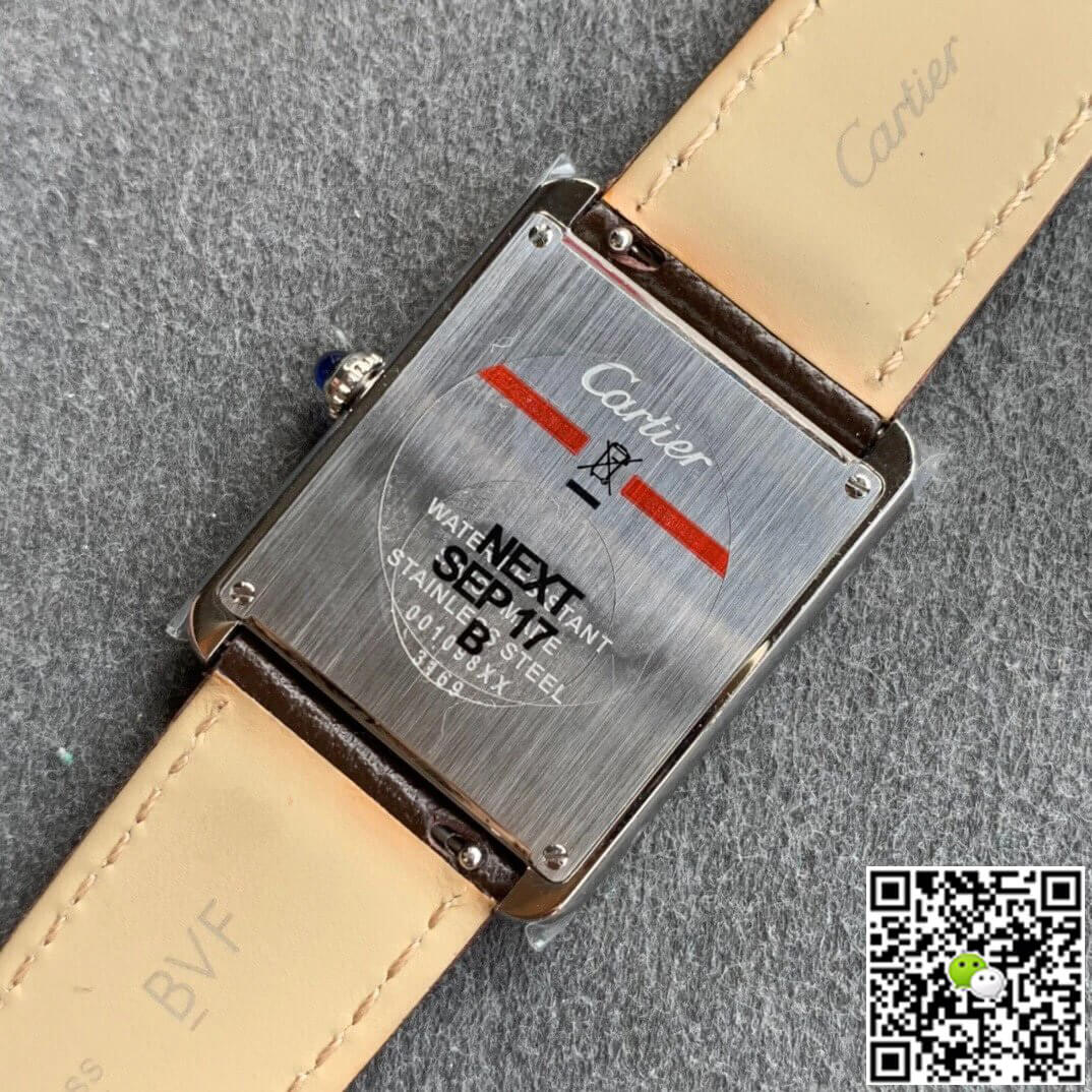 Cartier Tank WSTA0030 K11 Factory White Dial