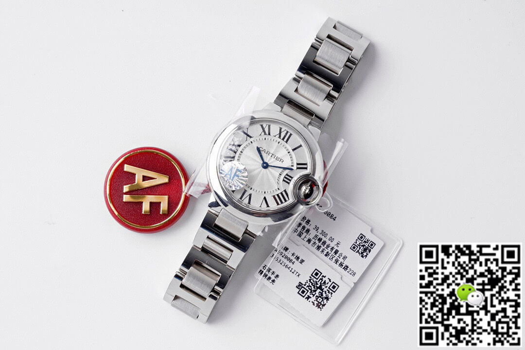 Ballon Bleu De Cartier Quartz 33MM W6920084 AF Factory Stainless Steel
