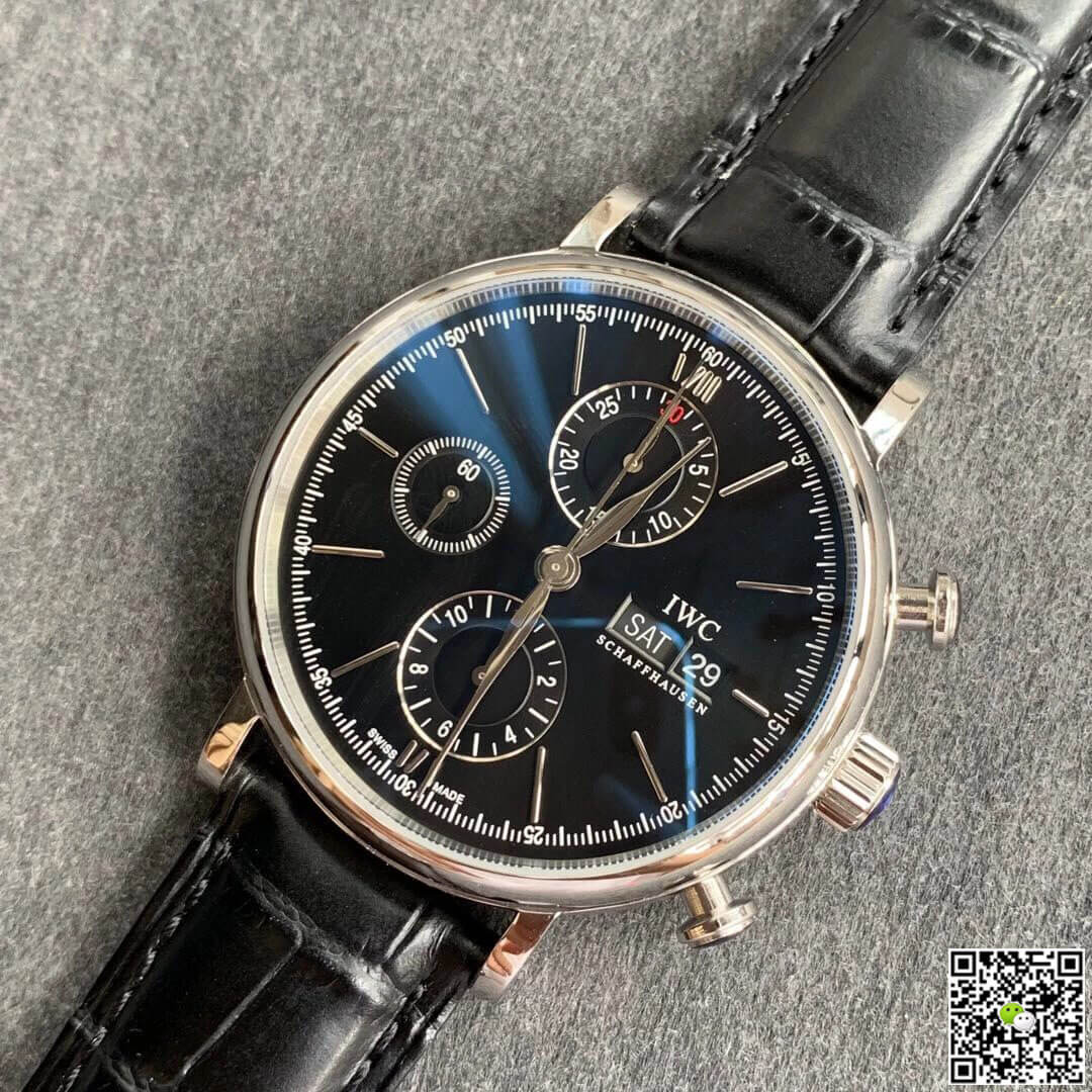 IWC Portofino IW391008 ZF Factory Stainless Steel Black Dial