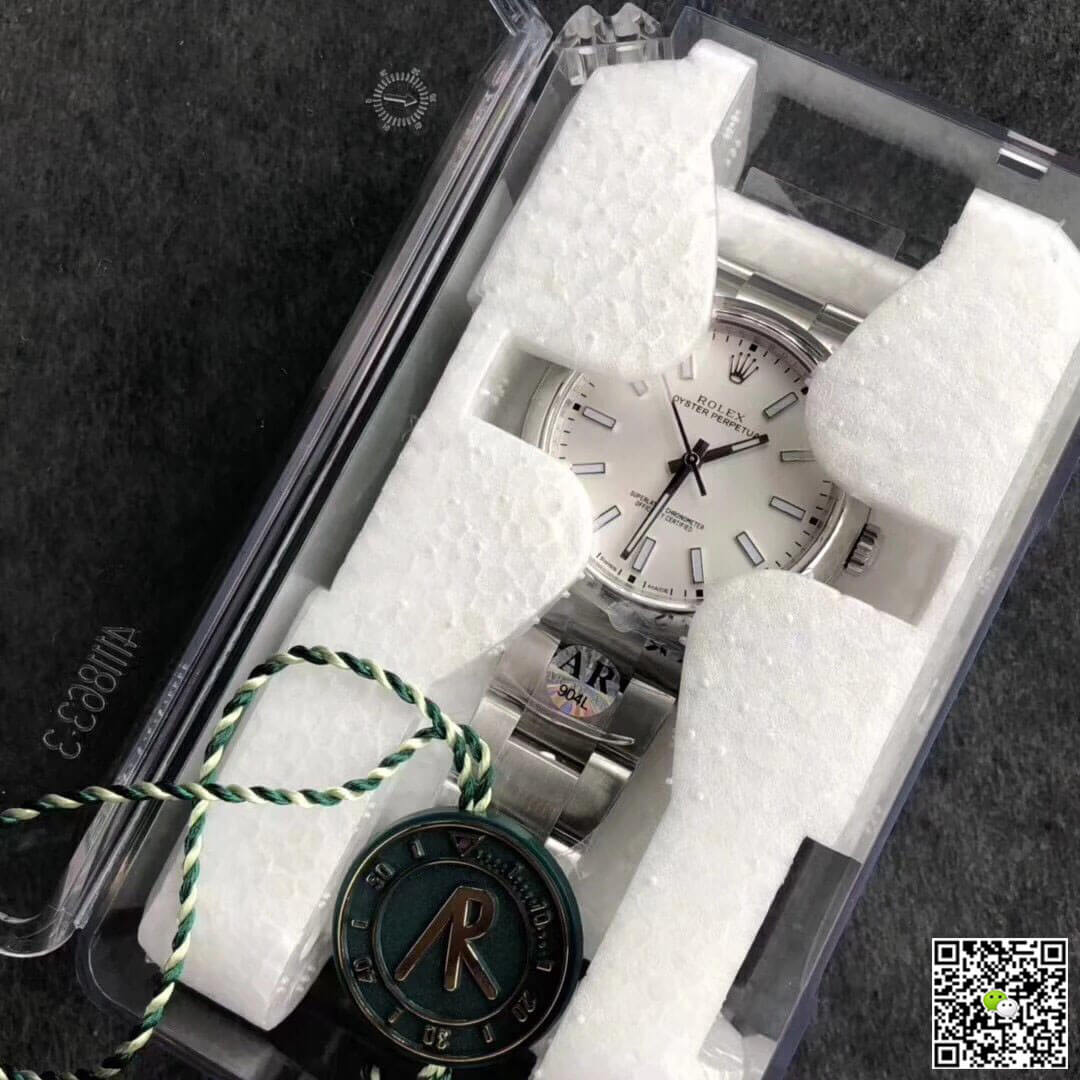 Rolex Oyster Perpetual 114300 39MM AR Factory White Dial