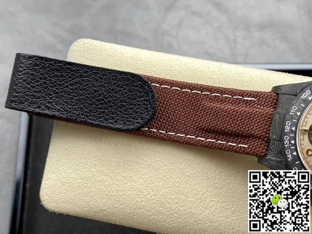 Rolex Daytona Cosmograph Diw Custom Version Noob Factory Brown Strap