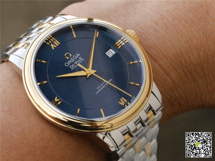 Omega De Ville 424.20.37.20.03.001 TW Factory Blue Dial