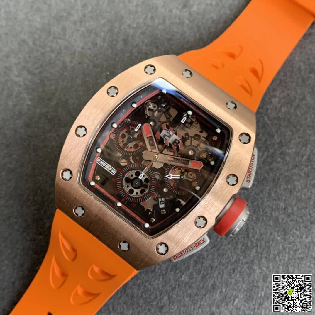 Richard Mille RM011 KV Factory Rose Gold
