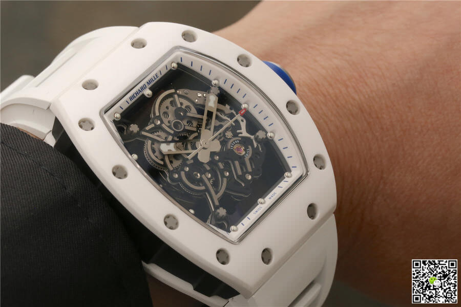 Richard Mille RM055 KV Factory White Ceramic Case