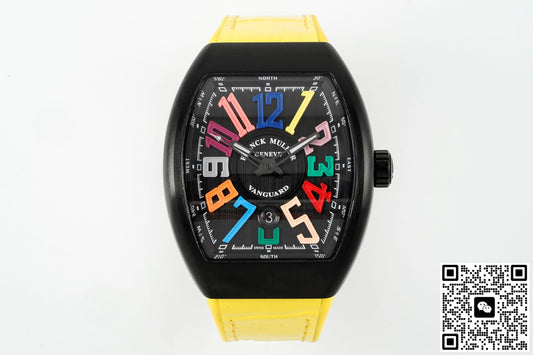 Franck Muller Vanguard ABF factory yellow strap