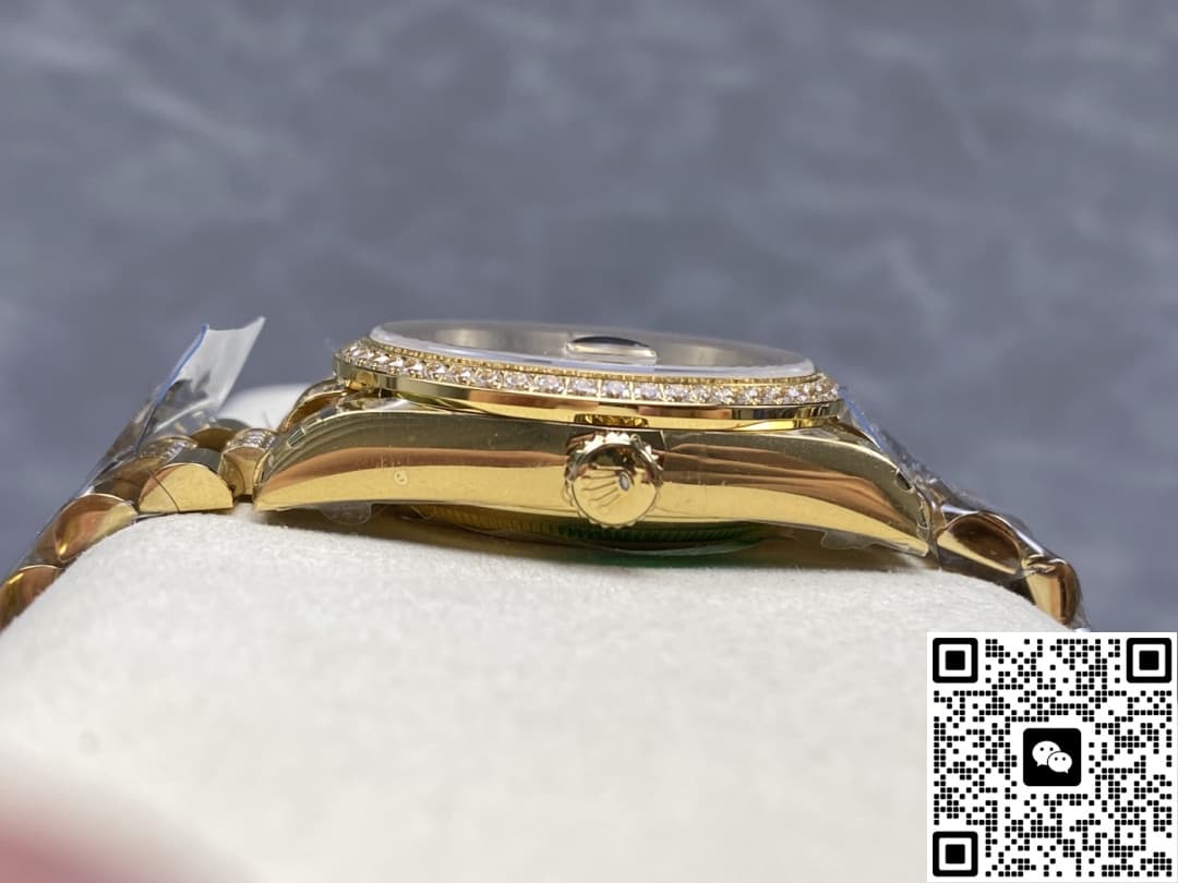 Rolex Day-Date M128348RBR-0038 8+ Factory Diamond Hour Markers