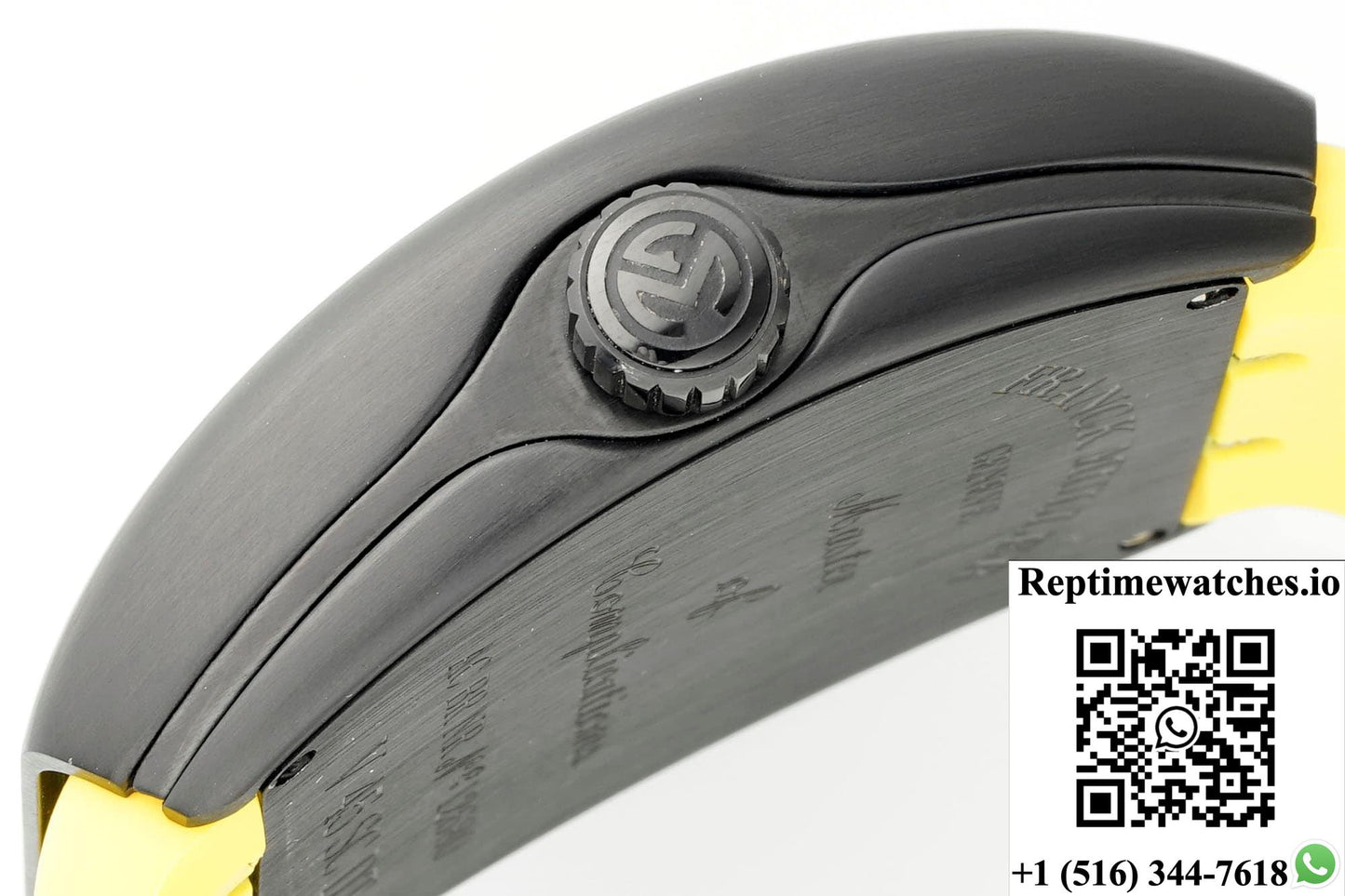 Franck Muller Vanguard ABF factory yellow strap