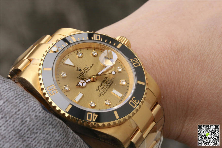 Rolex Submariner 116618 Noob Factory V7 All-Inclusive Gold