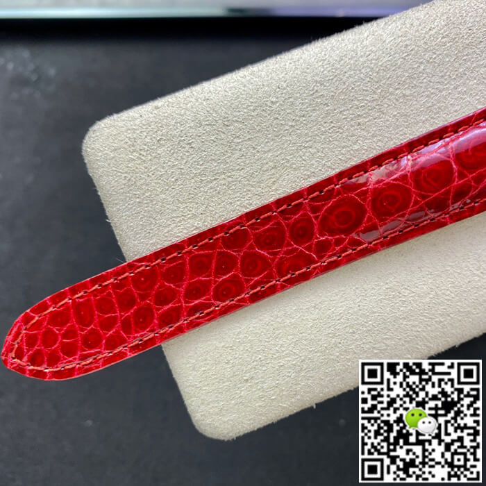 Ballon Bleu De Cartier 36MM 3K Factory Red Leather Strap
