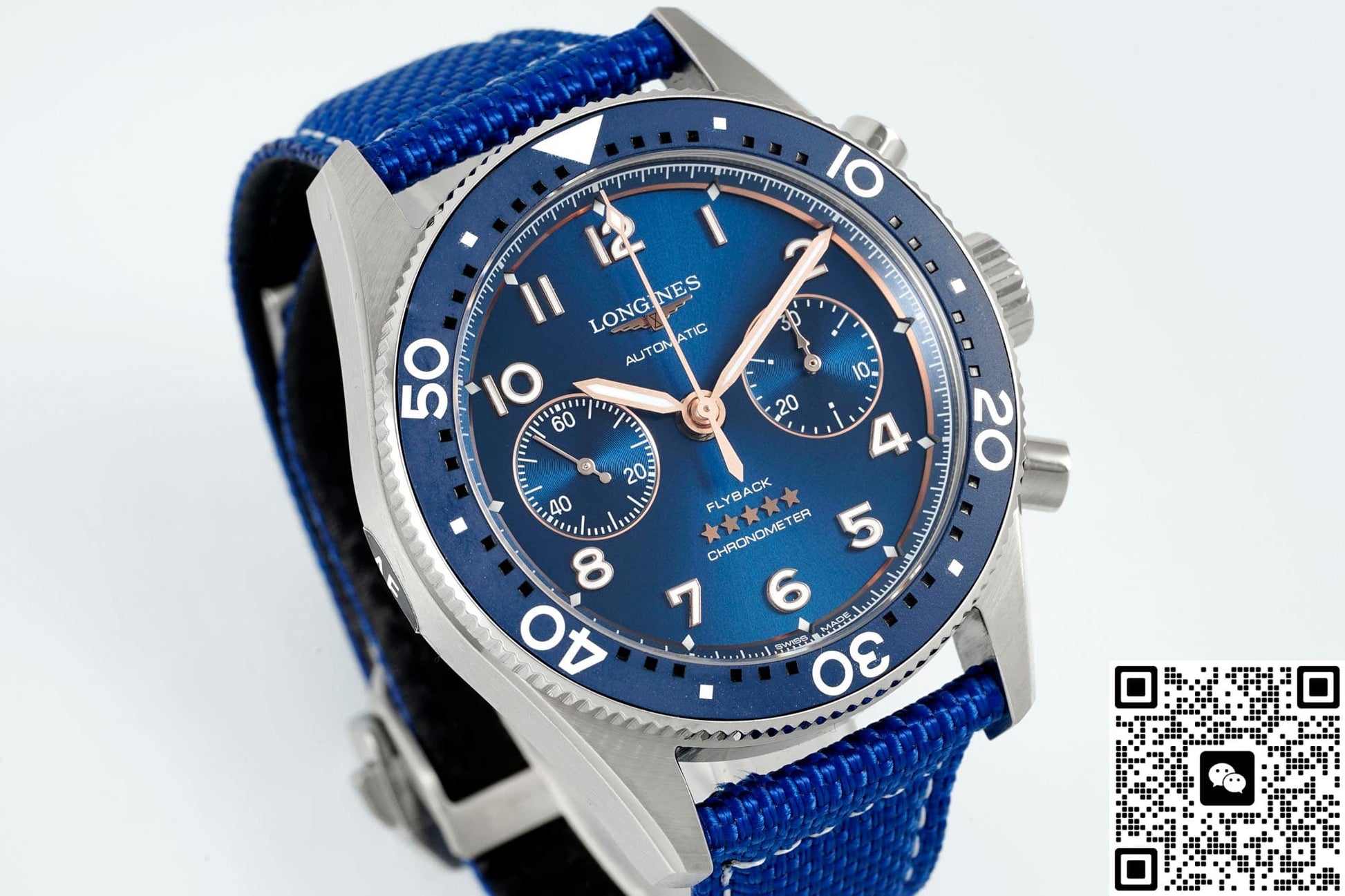 Longines Spirit L3.821.4.93.2 AF Factory Chronograph