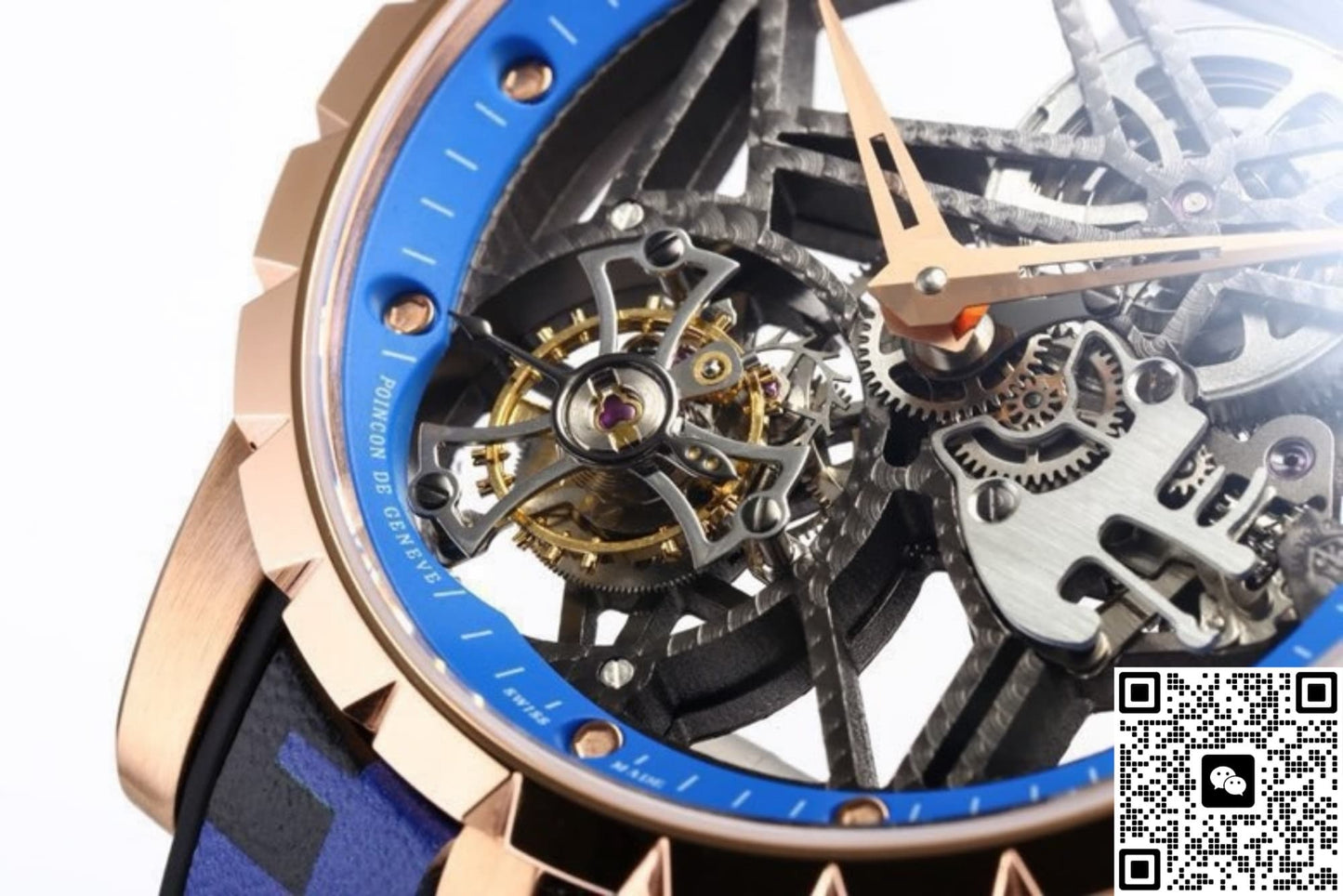 Roger Dubuis Excalibur RDDBEX0940 NEW Factory Rose Gold Bezel