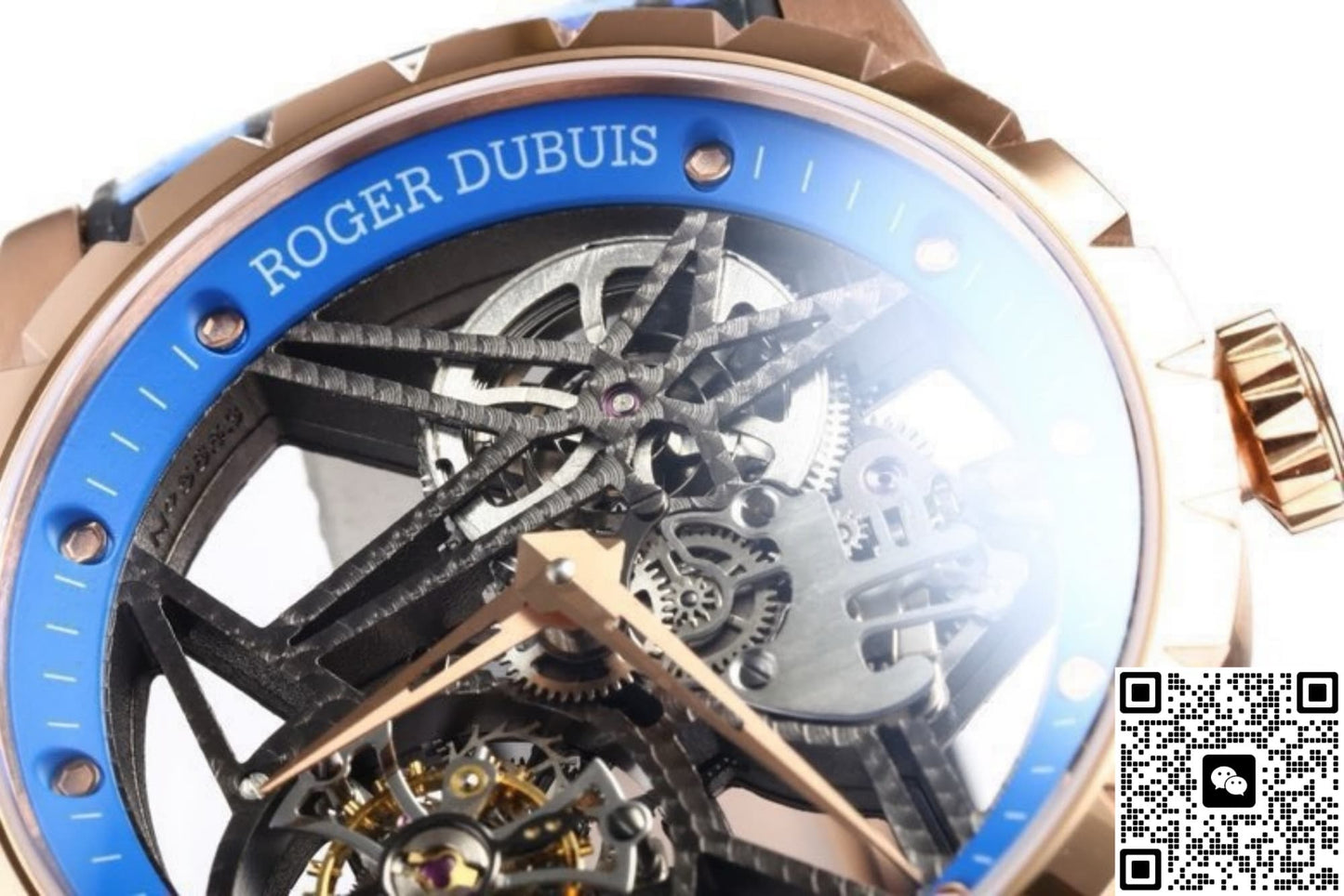 Roger Dubuis Excalibur RDDBEX0940 NEW Factory Rose Gold Bezel