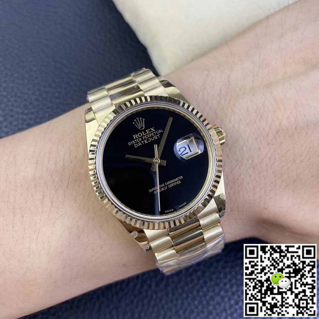 Rolex Day Date 18038 GM Factory Black Dial