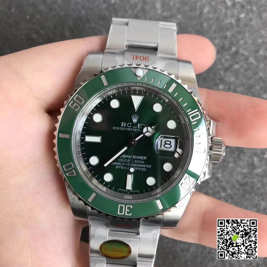 Rolex Submariner 116610LN Noob Factory V12 Green Circle