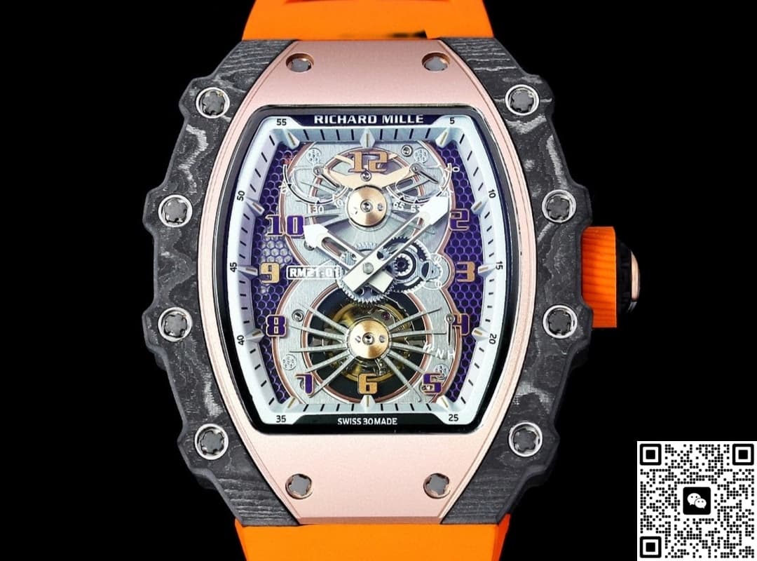 Richard Mille RM21-01 RM Factory Orange Strap