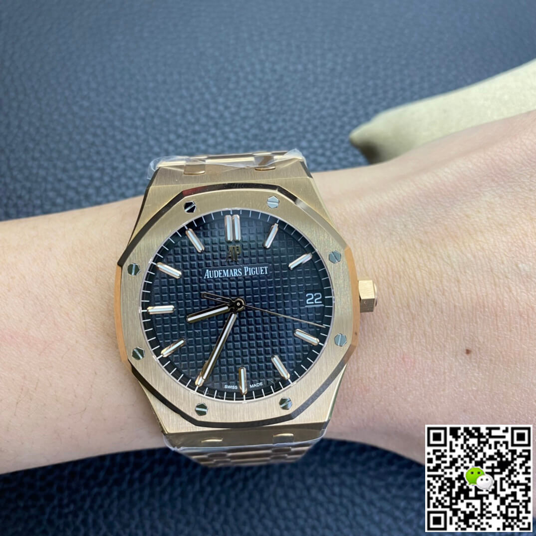 Audemars Piguet Royal Oak 15500OR.OO.1220OR.01 ZF Factory Rose Gold Version Black Dial
