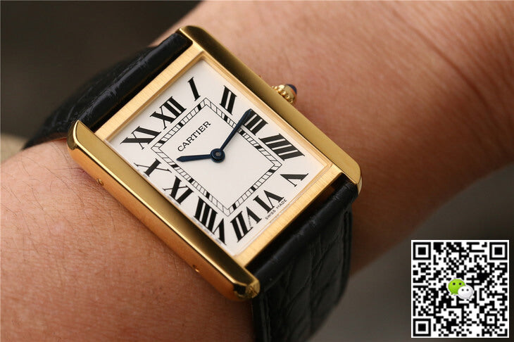 Cartier Tank W5200002 K11 Factory White Dial