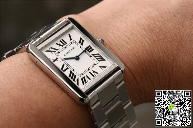 Cartier Tank W5200013 K11 Factory White Dial