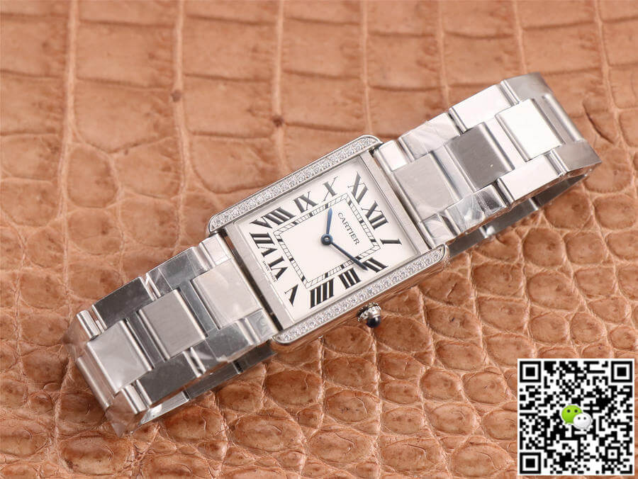 Cartier Tank K11 Factory Diamond White Dial