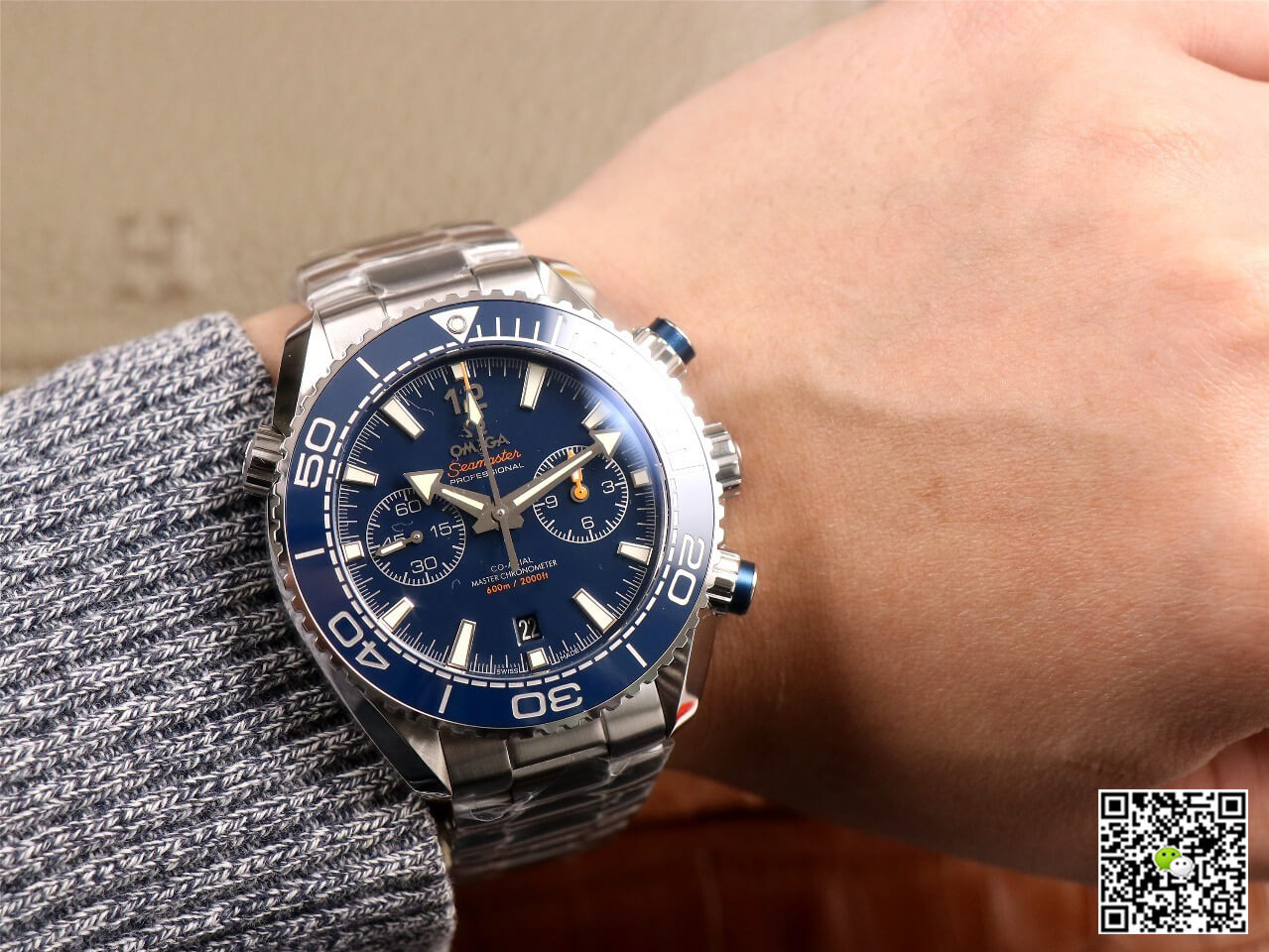 Omega Seamaster Ocean Universe 600M 215.30.46.51.03.001 OM Factory V3 Blue Dial
