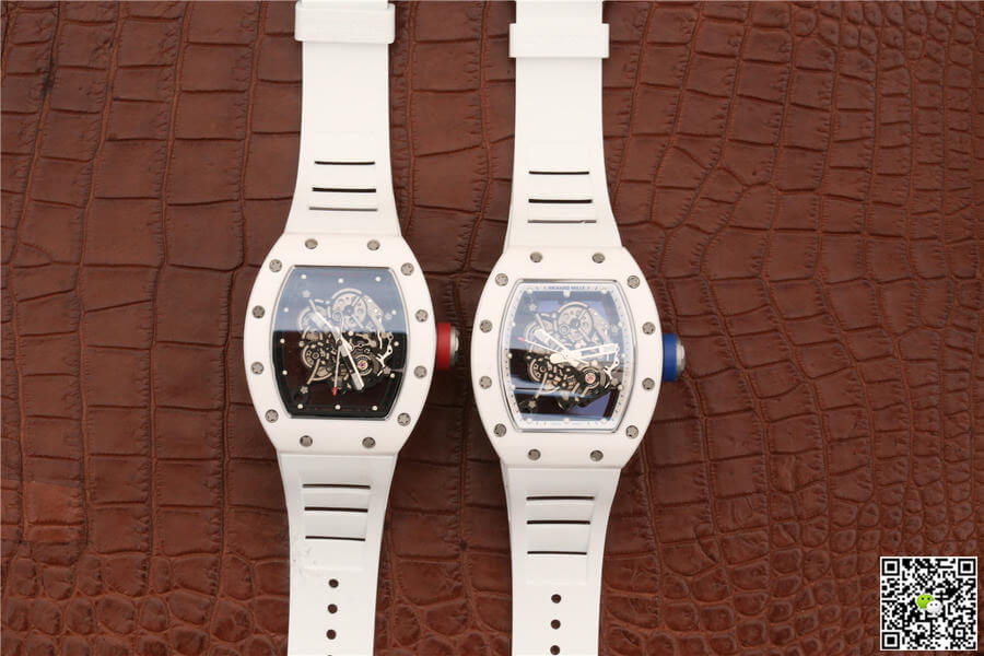 Richard Mille RM055 KV Factory White Ceramic Case