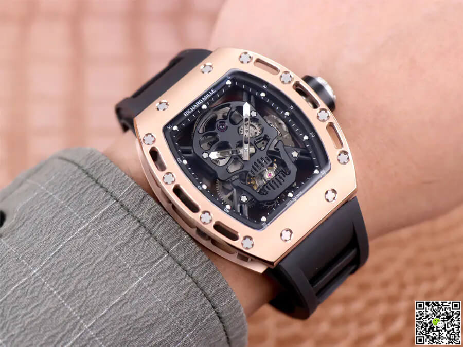 Richard Mille RM52-01 Tourbillon JB Factory Ceramic Skull Dial