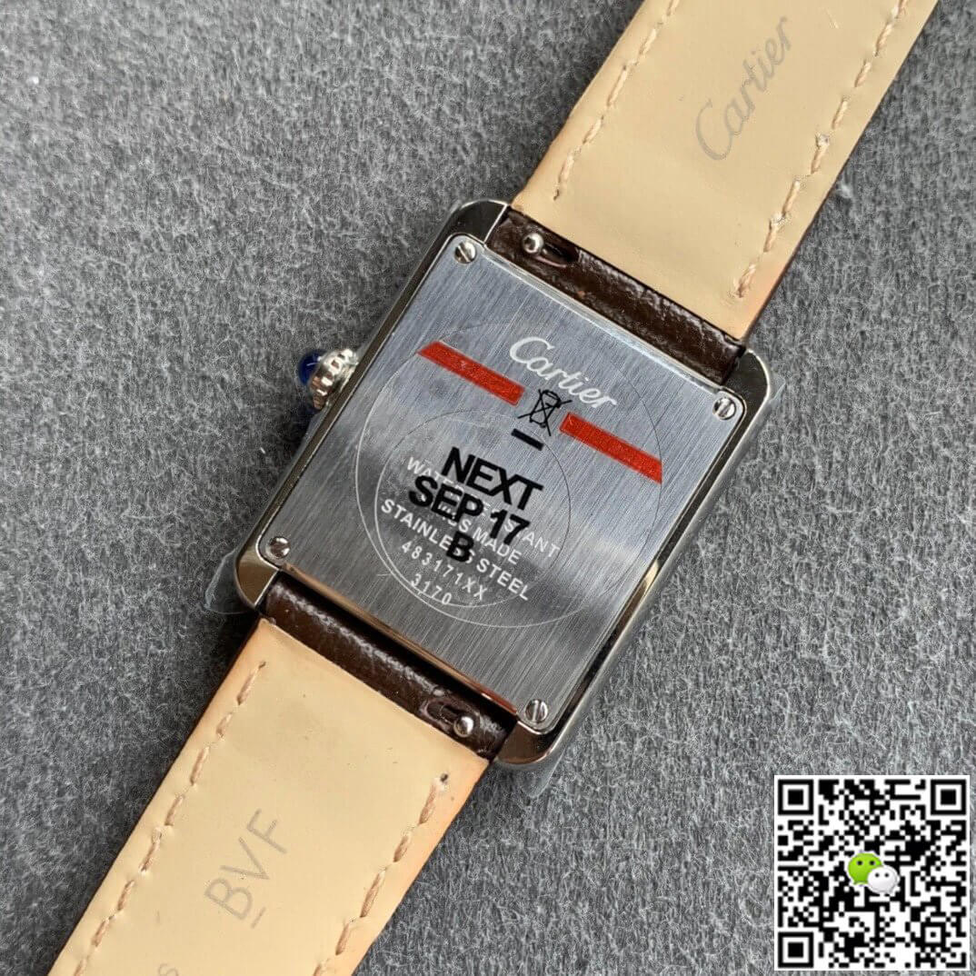 Cartier Tank WSTA0030 K11 Factory White Dial