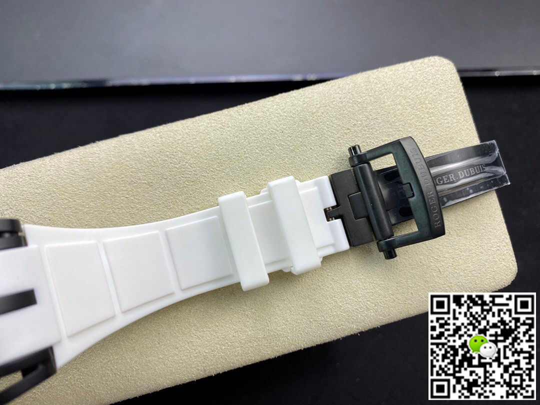 Roger Dubuis Excalibur RDDBEX0549 BBR Factory Tourbillon White Strap