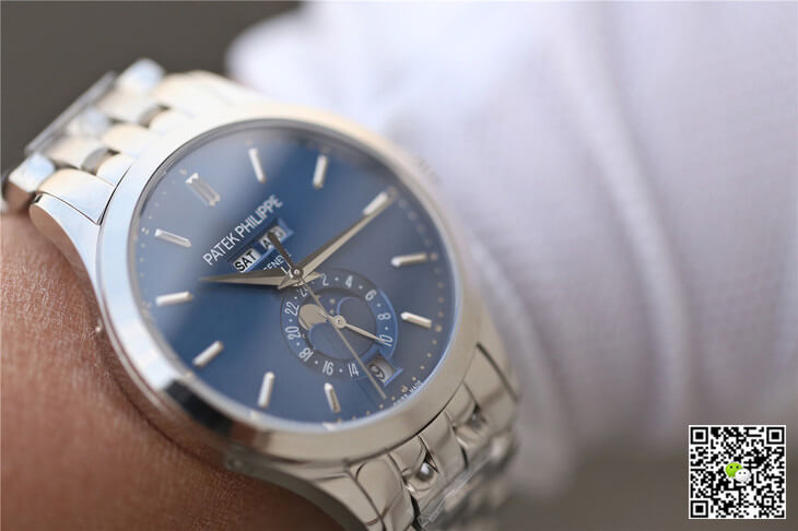Patek Philippe Complications 5396/1G-001 KM Factory Steel Strap Blue Dial