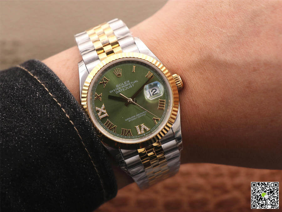 Rolex Datejust M126233-0025 EW Factory Olive Green Dial